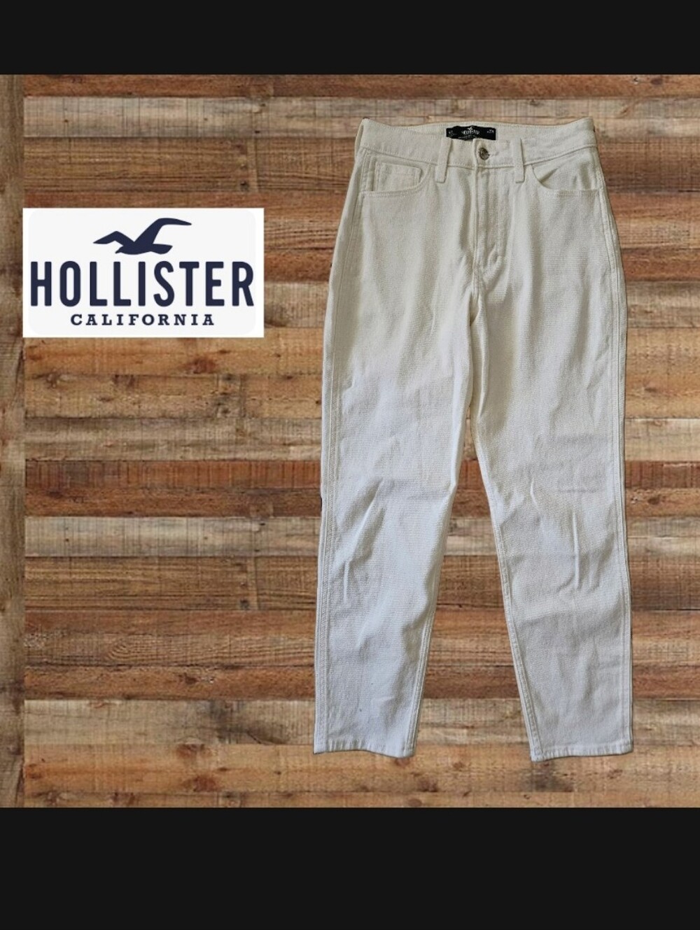 NWT/ HOLLISTER VINTAGE STRETCH ULTRA HIGH RISE MO. JEAN SZ27